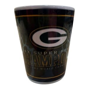 Green Bay Packers 4X Super Bowl Champions Shot Glass – NFL Licensed